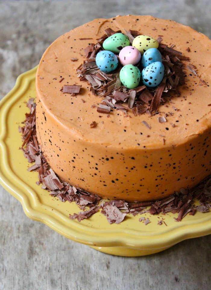 Speckled Egg Chocolate Cake | the little epicurean