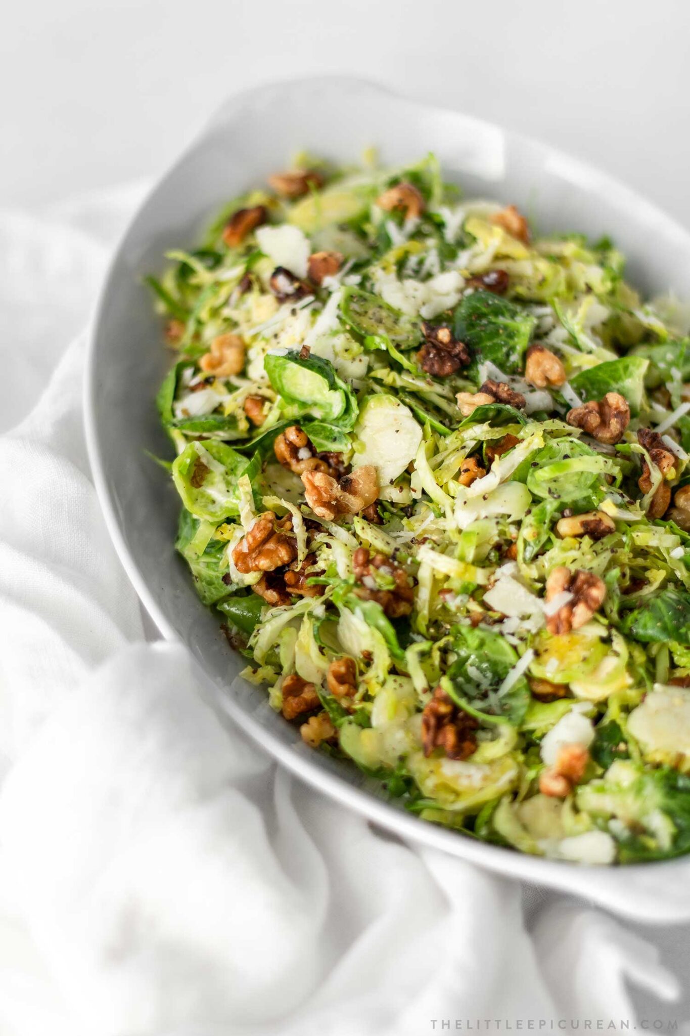 Shaved Brussels Sprouts Salad The Little Epicurean 