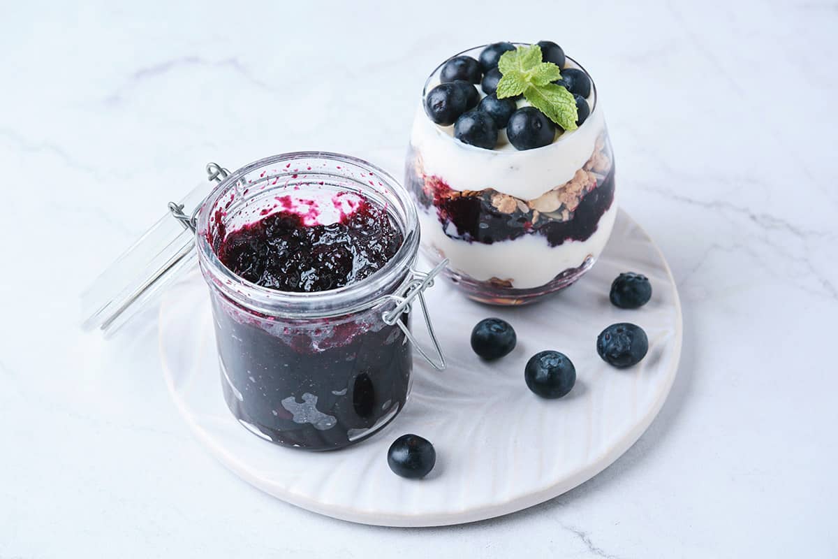 Blueberry Honey Freezer Jam Recipe - Artful Homemaking