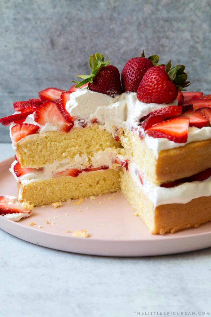 Strawberry Layer Cake- The Little Epicurean