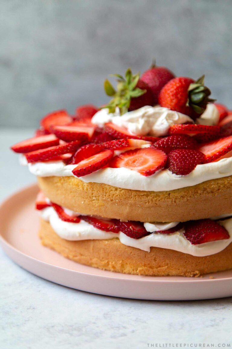 Strawberry Layer Cake- The Little Epicurean