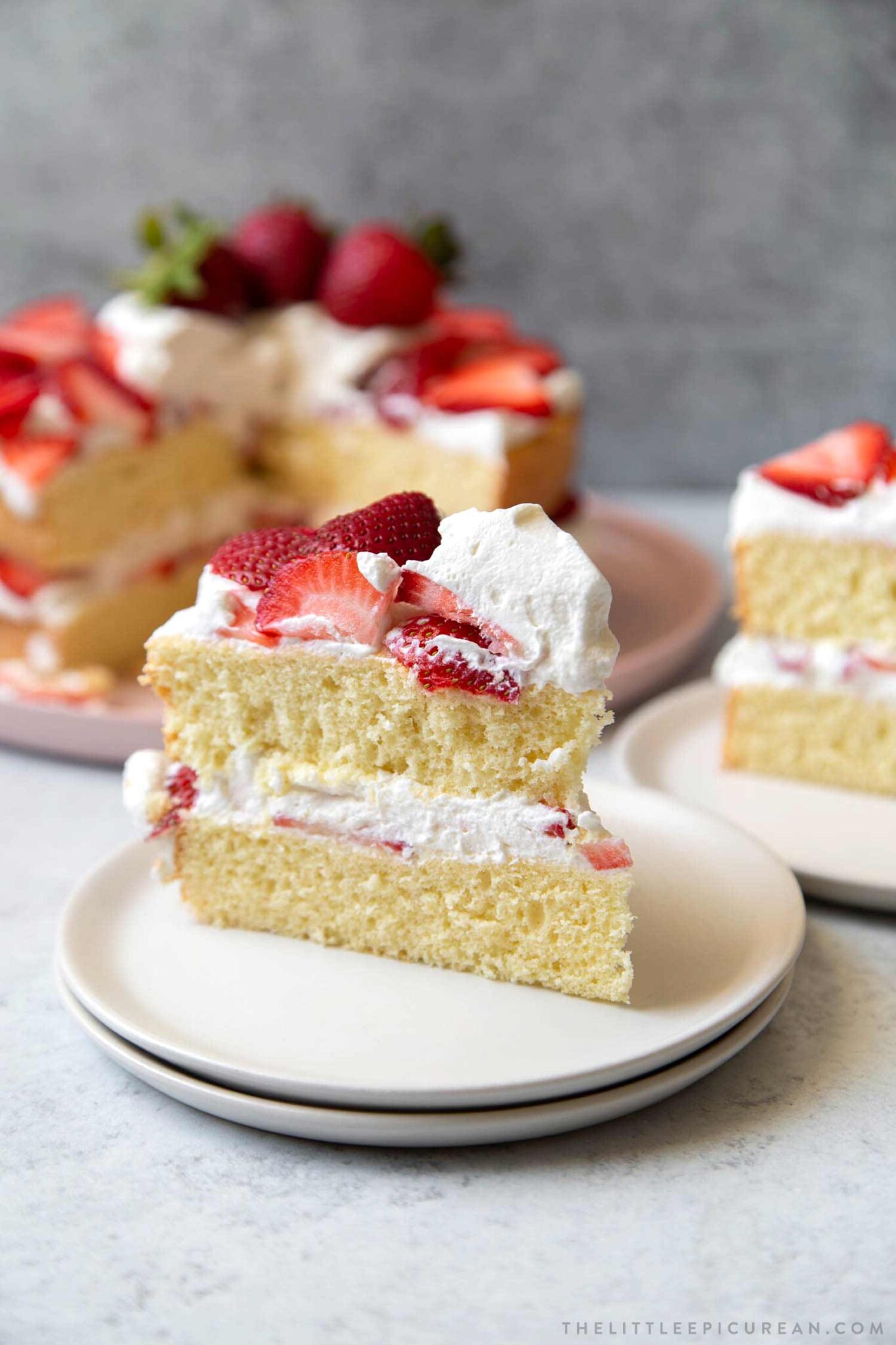 Strawberry Layer Cake- The Little Epicurean