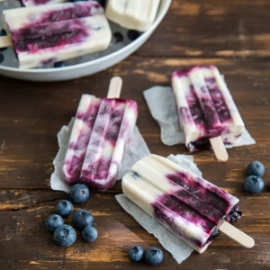 Blueberry Coconut Ice Pops