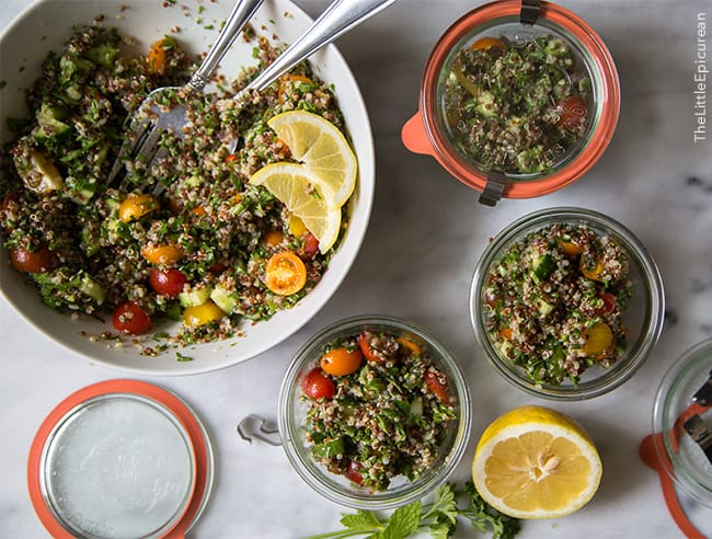 Quinoa Tabbouleh - The Little Epicurean