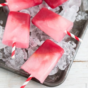 Blood Orange Limeade Popsicles