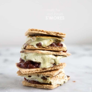 Matcha Red Bean S'mores