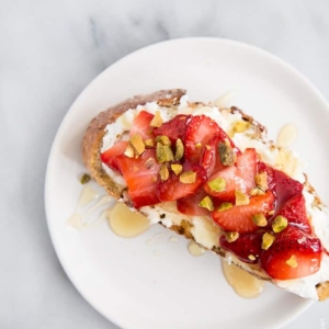 Strawberry Ricotta Toast