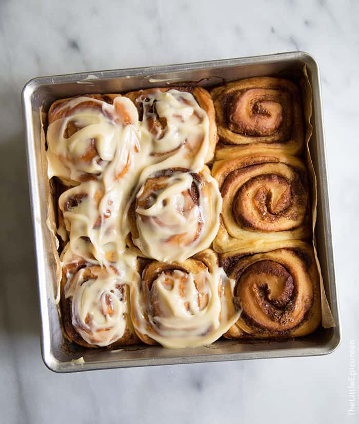 coconut jam cinnamon rolls. 