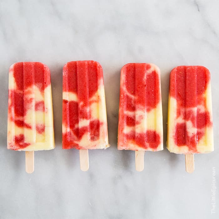 Lava Flow Popsicles - Paleo & Vegan! • One Lovely Life