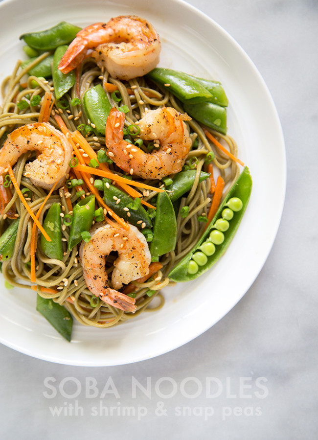 Soba Noodles With Shrimp The Little Epicurean