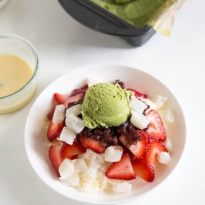 Matcha Ice Cream Shaved Ice | the little epicurean