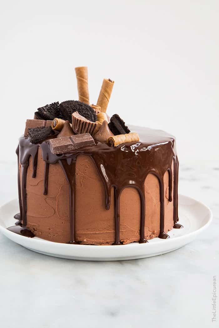 Death by Chocolate Cake (ultimate chocolate cake)- The Little Epicurean