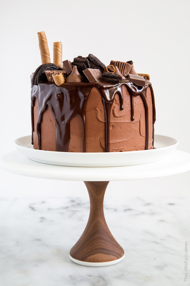 Death by Chocolate Cake (ultimate chocolate cake)- The Little Epicurean