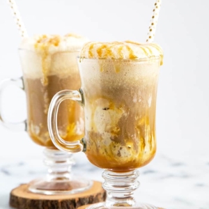 Boozy Maple Ice Cream Root Beer Floats