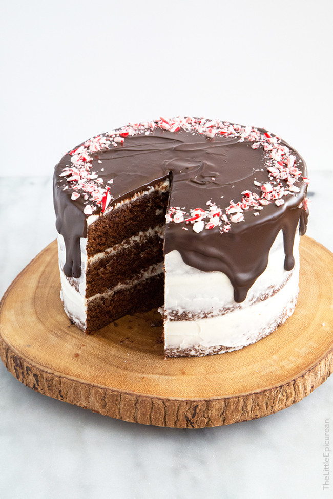 Chocolate Peppermint CakeThe Little Epicurean