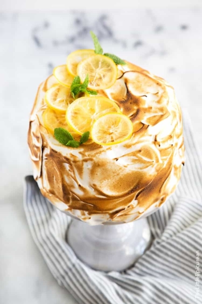 Lemon Meringue Cake - The Little Epicurean