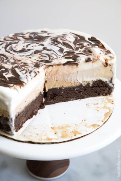 Coffee Ice Cream Cake - The Little Epicurean