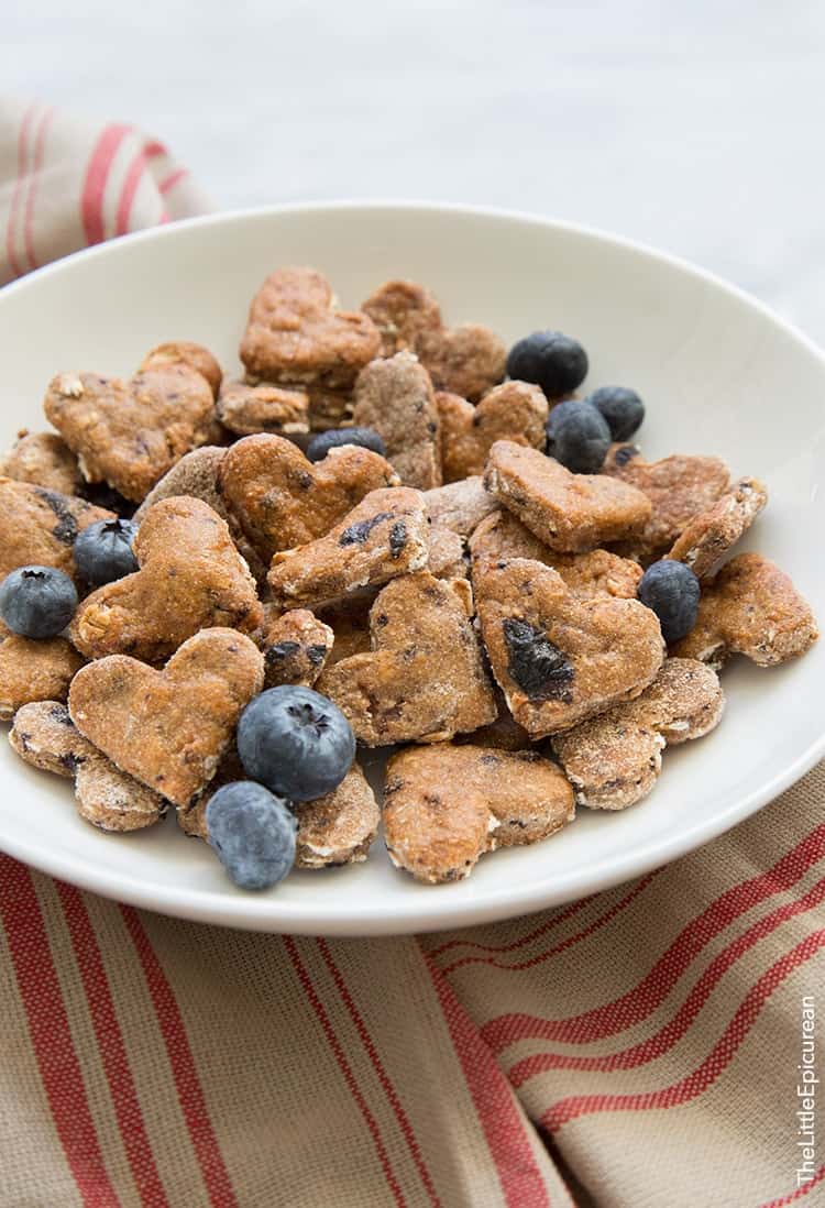 Blueberry Oatmeal Dog Treats - The 