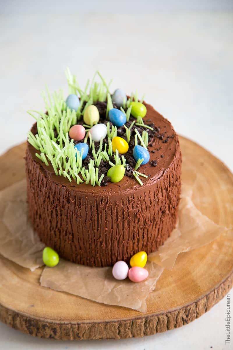 Easter Egg Chocolate Cake - The Little Epicurean