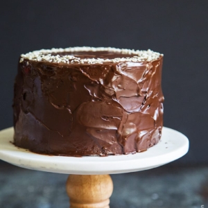 Tahini Chocolate Banana Cake