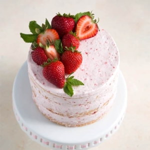 Strawberry Lemon Olive Oil Cake