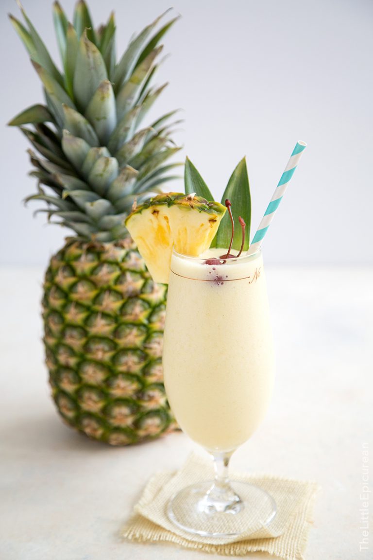 Frozen Pina Colada (plus virgin version)- The Little Epicurean