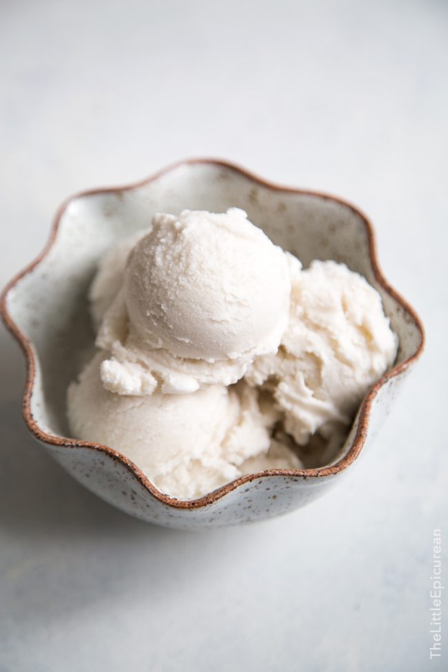Coconut Ice Cream - The Little Epicurean