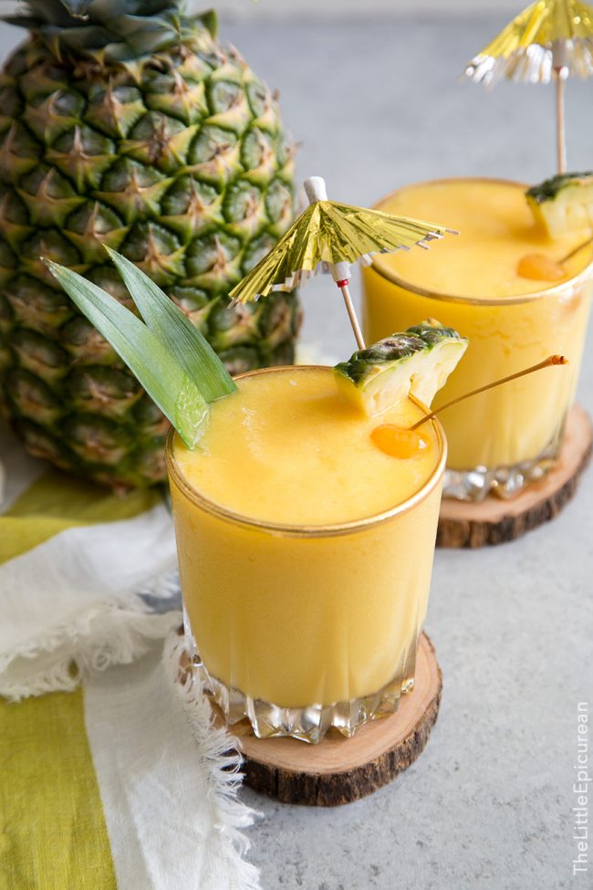 Mango Pineapple Sangria Slush - The Little Epicurean