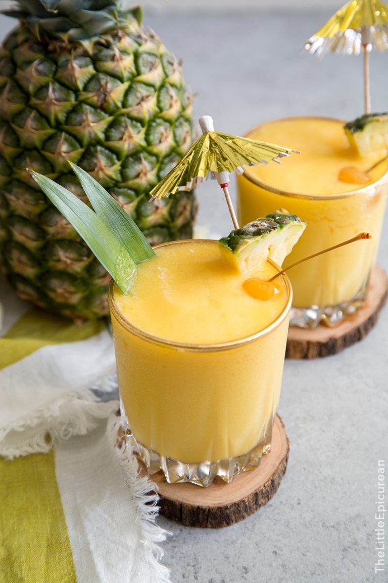 Mango Pineapple Sangria Slush - The Little Epicurean