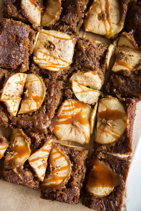 Caramel Apple Sheet Cake