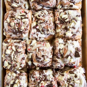 Peppermint Bark Rolls