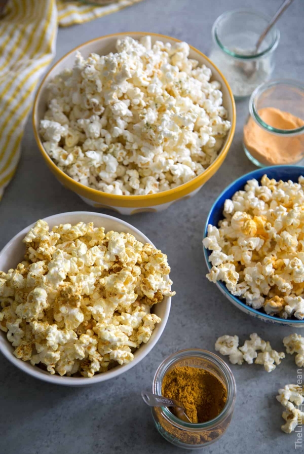 Homemade Microwave Popcorn (with flavor mix-ins!)