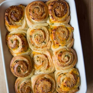 Cheddar Scallion Rolls