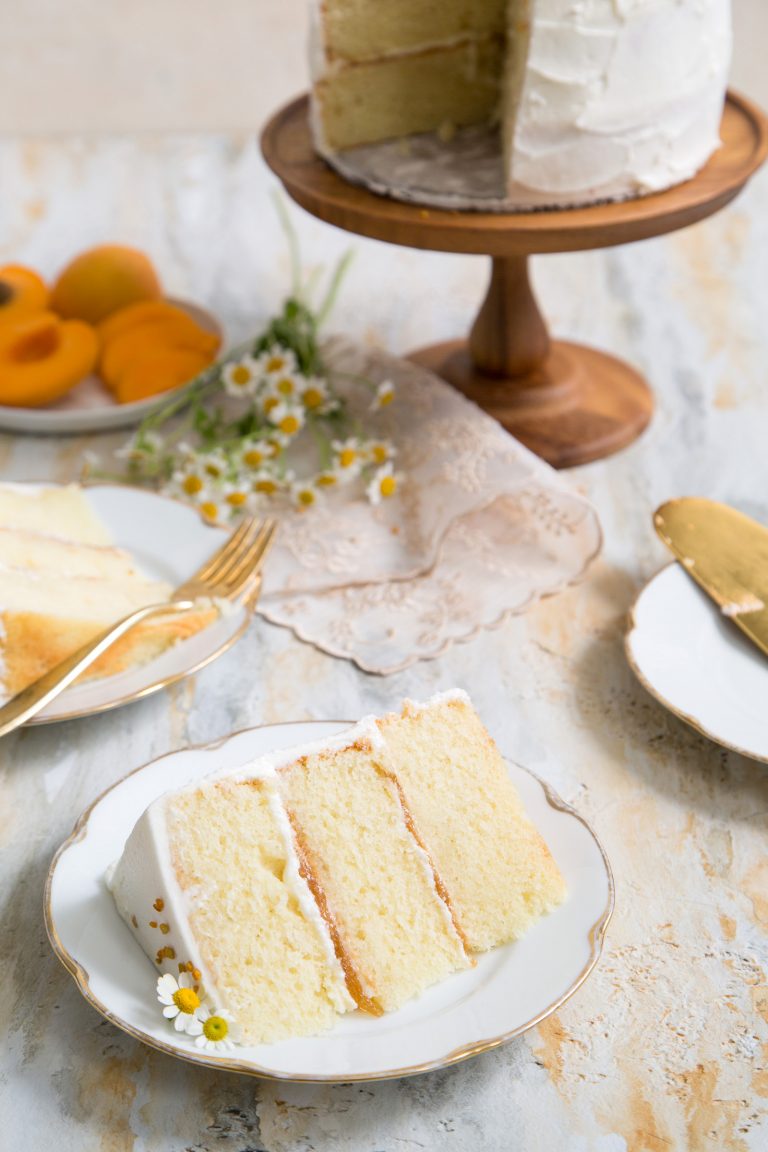 Apricot Chamomile Cake with Bee Pollen- The Little Epicurean