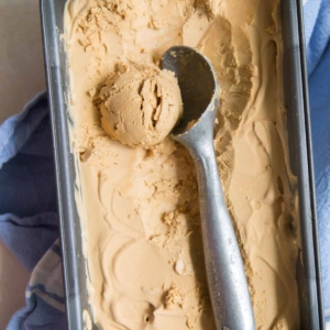 No Churn Espresso Dulce de Leche Ice Cream