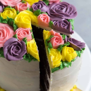 Buttercream Flowers Cake