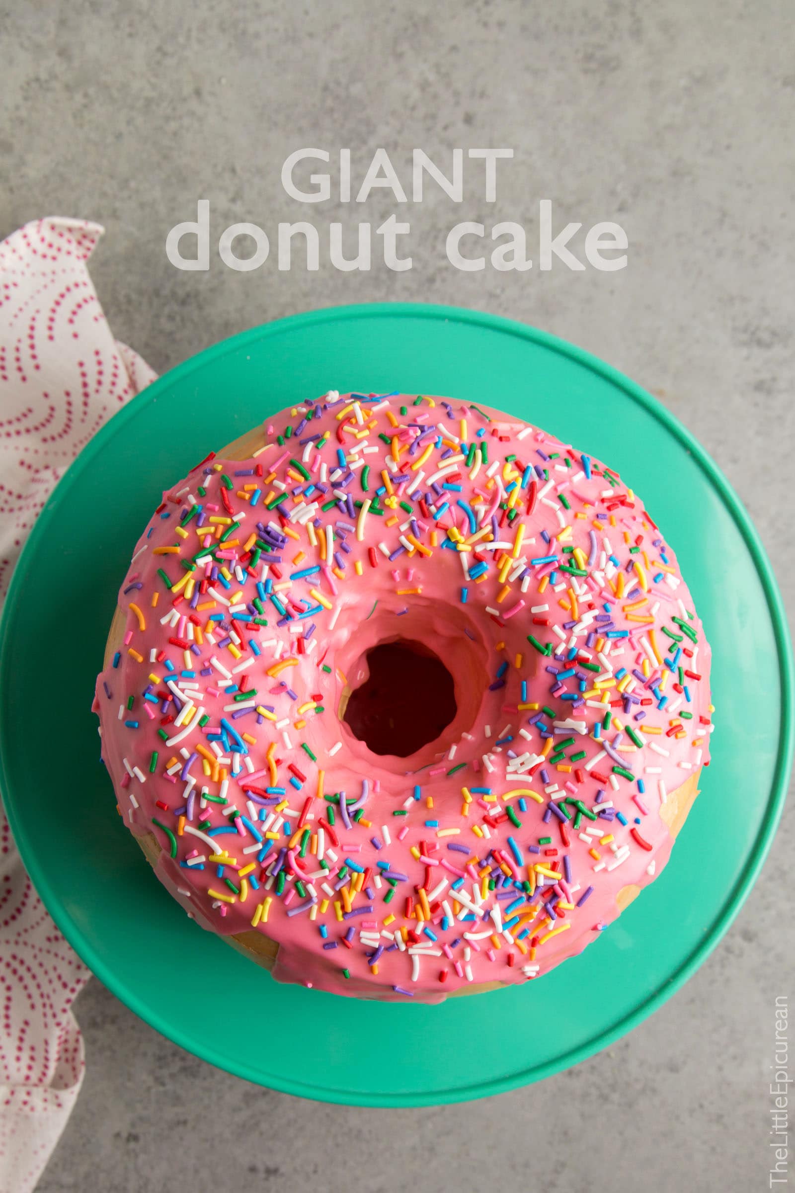 pink donut sprinkles