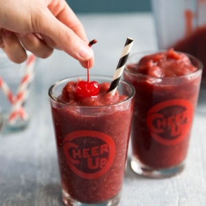 Cherry Jack and Coke Slushie