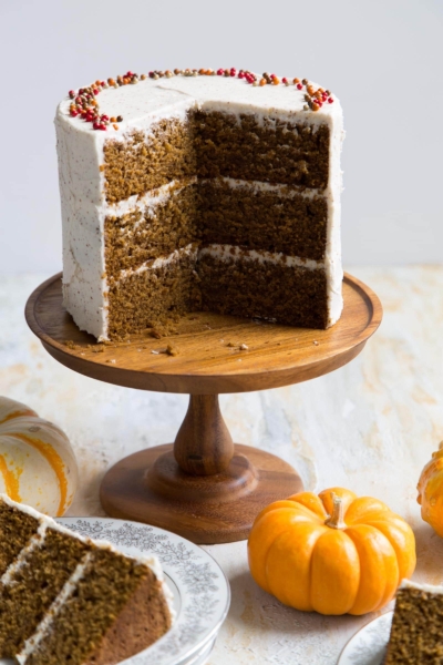 Brown Butter Pumpkin Cake- The Little Epicurean