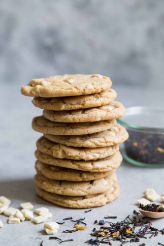 White Chocolate Earl Grey Cookies - The Little Epicurean