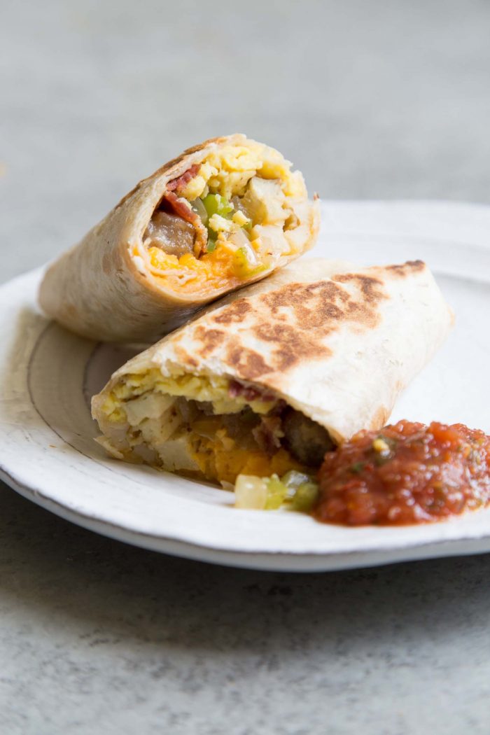 Frozen Breakfast Burritos - The Little Epicurean