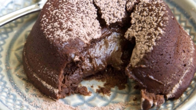 4 Ingredient Lava Cake - The Little Epicurean