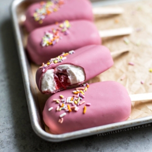 Ruby Strawberry Ice Cream Bars