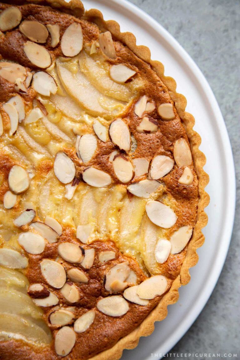 Pear Frangipane Tart - The Little Epicurean