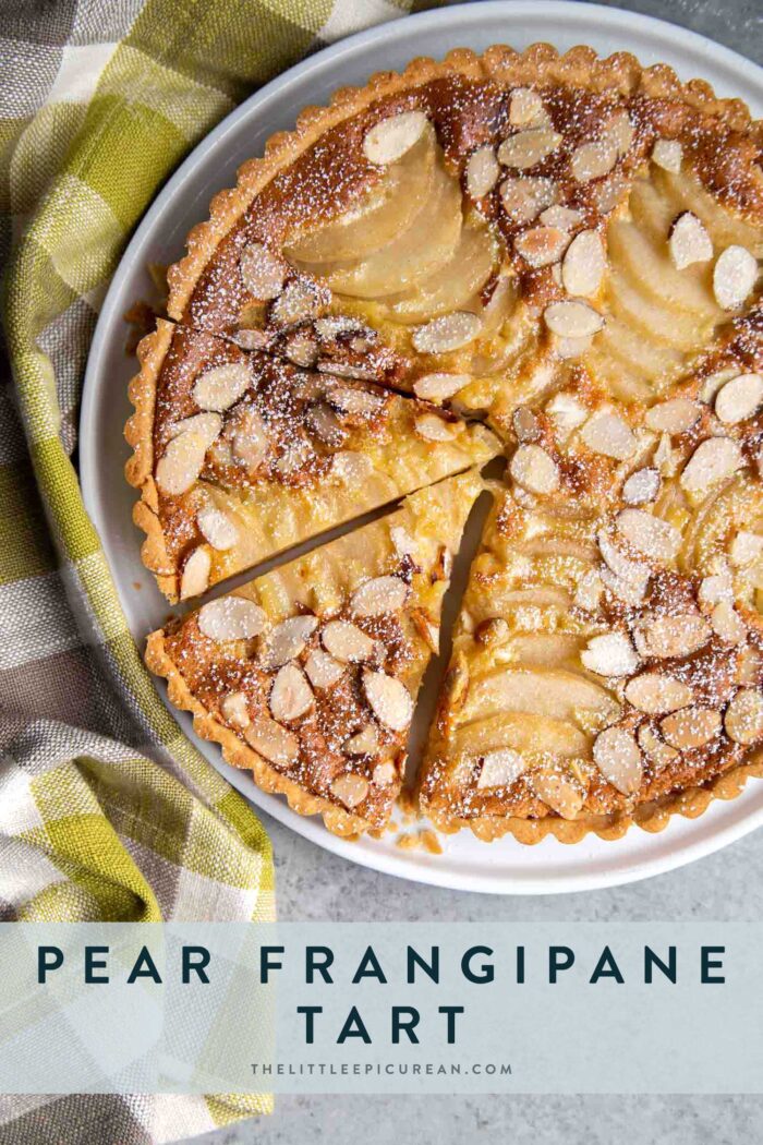 Pear Frangipane Tart - The Little Epicurean