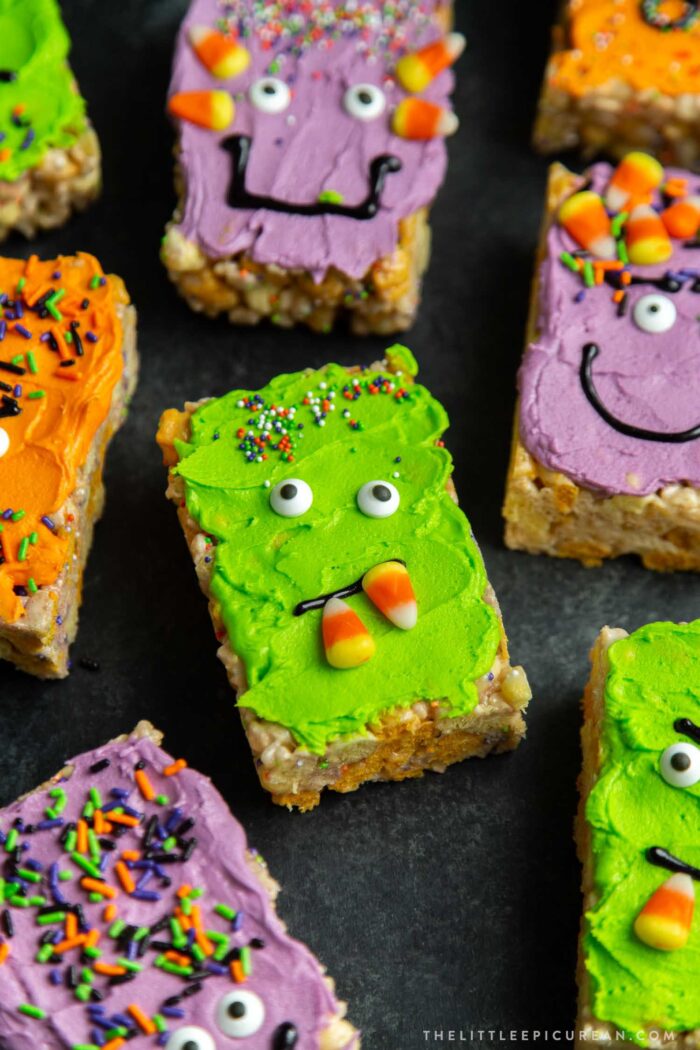 Monster Marshmallow Cereal Treats - The Little Epicurean