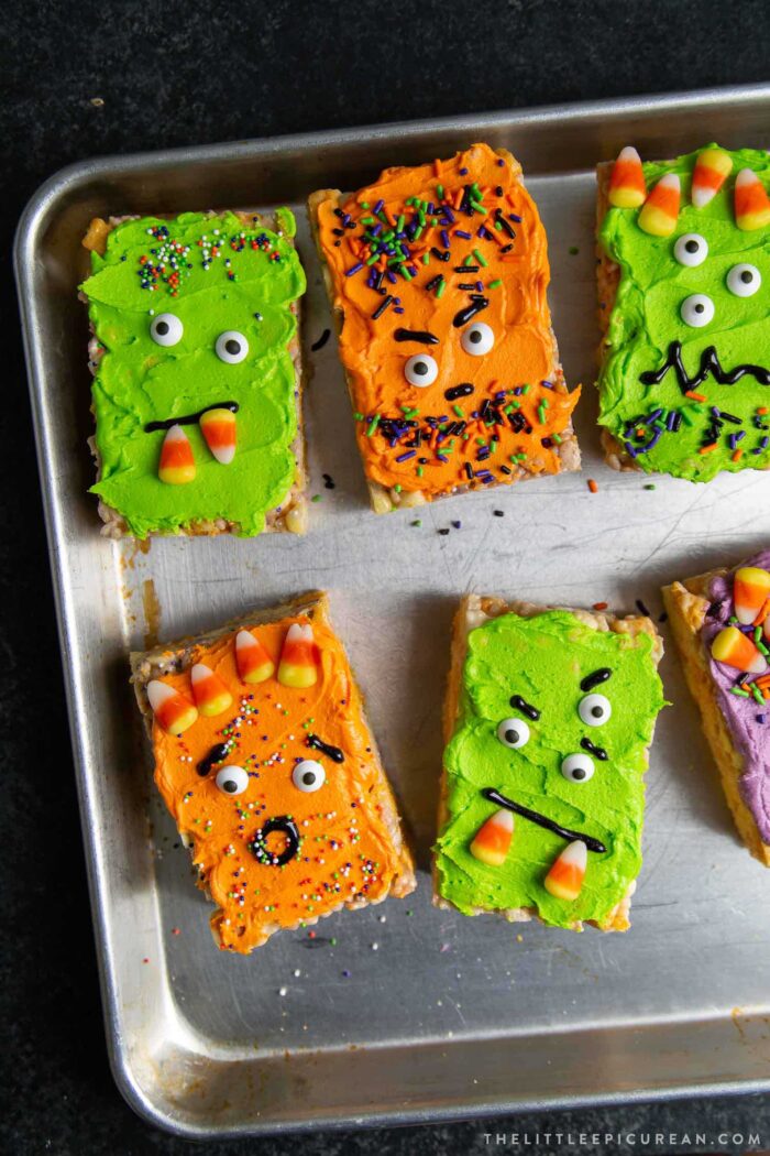 Monster Marshmallow Cereal Treats - The Little Epicurean