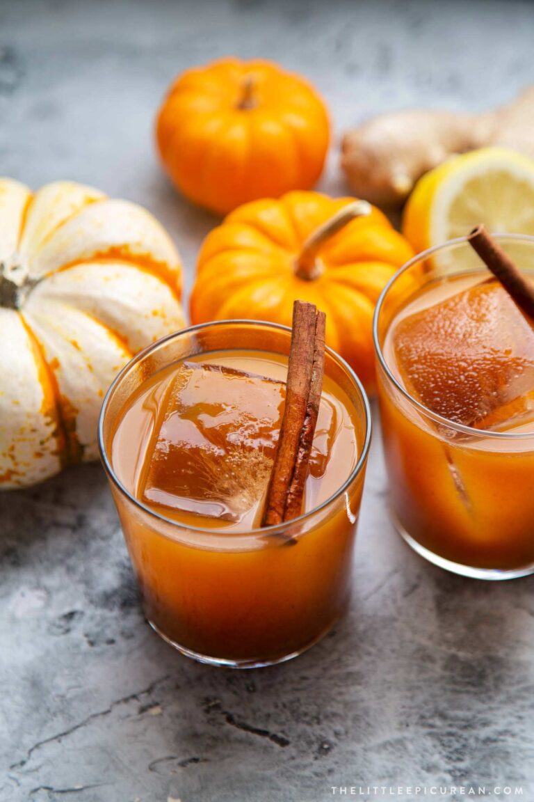 Bourbon Pumpkin Cocktail - The Little Epicurean