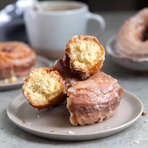 Brown Butter Old Fashioned Donuts. These homemade fried cake donuts are brown butter glazed.