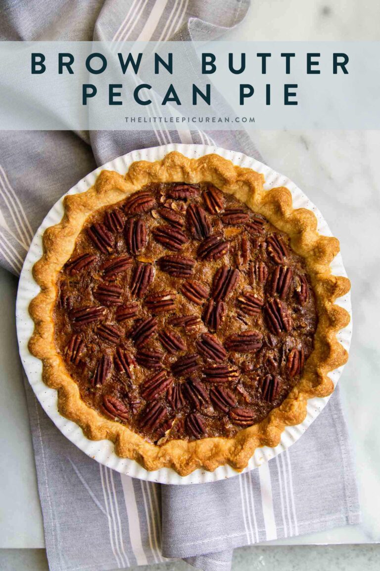 Brown Butter Pecan Pie - The Little Epicurean